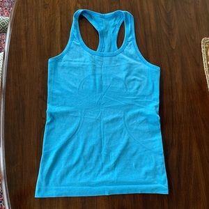 Lululemon blue running tank